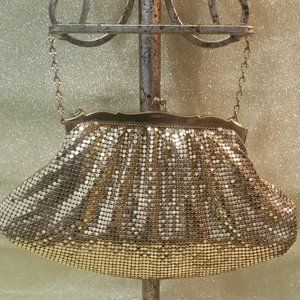 Whiting & Davis Evening Gold Mesh Purse